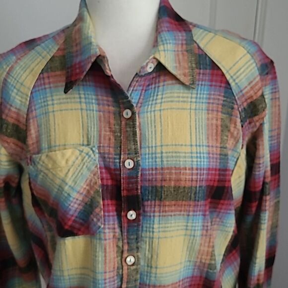 Handmade Vintage Upcycled Kantha & Flannel Shacket - THE DAVE MATHEWS BAND - Picture 10 of 11